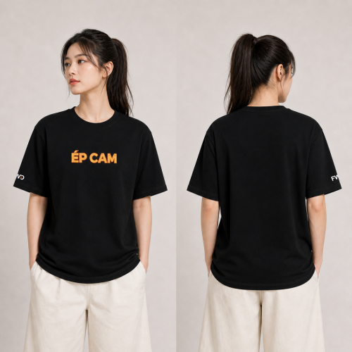 ÁO THUN ÉP CAM