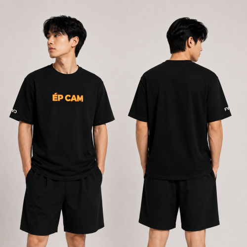 ÁO THUN ÉP CAM