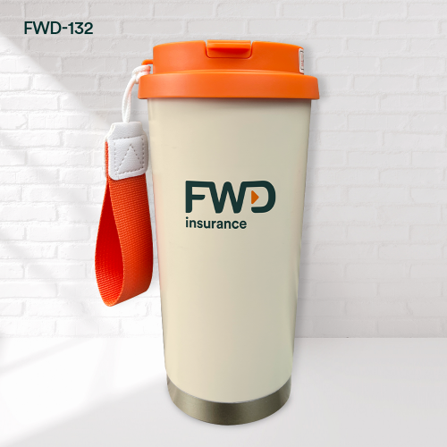 LY GIỮ NHIỆT CAM TRẮNG