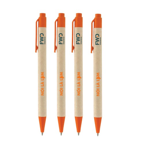 BỘ BÚT BI GIẤY KRAFT (5 bút)